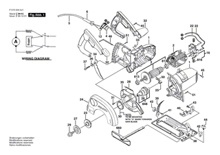BOSCH Fl�gelschraube | Ersatzteile f�r PKS 40, KS 5500 PLUS - 2610387876