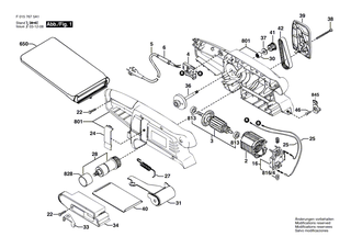 BOSCH Bandabdeckung | Ersatzteile f�r 7600, 7675 - 2610387966