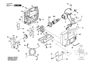 BOSCH Lagerbock | Ersatzteile f�r 479H1, 480H1 - 2610389010