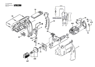 BOSCH Teilesatz | Ersatzteile f�r 6453, 6464 - 2610389373