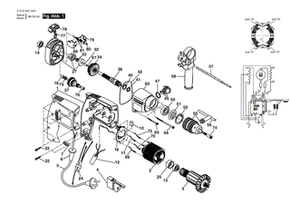 BOSCH Schalter ROT | Ersatzteile für 6470 H2, 6475 H1 - 2610390839