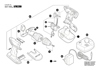 BOSCH Batterie-Ladeger�t GB 230V, 14,4V, 3h | Ersatzteile f�r 1002, 2401 - 2610391965