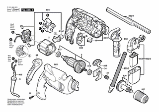 BOSCH Geh�usesatz | Ersatzteile f�r 6692, 6772 - 2610393183