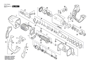 BOSCH Handgriff-Set | Ersatzteile f�r 1755, 1758 - 2610393208