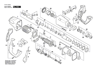 BOSCH Handgriff-Set | Ersatzteile f�r 1755, 1758 - 2610393208