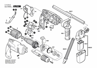 BOSCH Halterung | Ersatzteile f�r 6092, 6692 - 2610393311