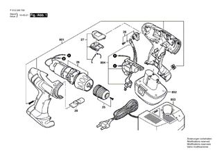 BOSCH Umkehrschalter | Ersatzteile f�r 2497, 2498 - 2610394334