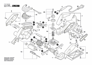 BOSCH Bandabdeckung SCHWARZ | Ersatzteile f�r 1555 -...