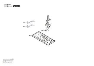 BOSCH Grundplatte | Ersatzteile f�r 4003, 4170 - 2610395441