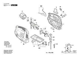BOSCH Teilesatz | Ersatzteile f�r 4003, 4170 - 2610395443