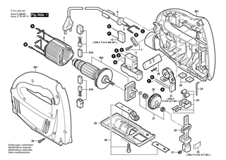 BOSCH Knopfsatz | Ersatzteile f�r 4003, 4170 - 2610395446