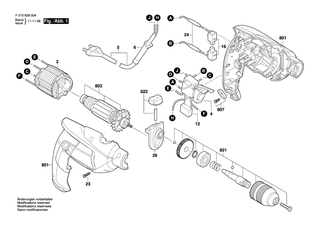 BOSCH Kohleb�rstensatz | Ersatzteile f�r 6002, 6005 - 2610395558