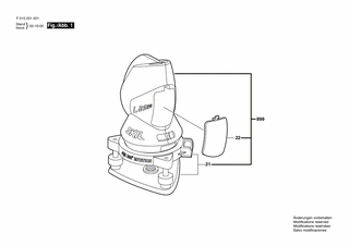 BOSCH Batteriedeckel | Ersatzteile f�r 0510 - 2610395586