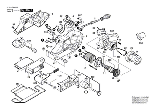 BOSCH Bandabdeckung | Ersatzteile f�r 7640, 7650 - 2610395786