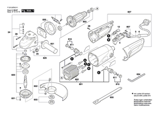 BOSCH T�lle | Ersatzteile f�r 9780, 9781 - 2610396238