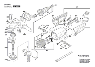 BOSCH Handgriff-Set | Ersatzteile f�r 9780, 9781 - 2610396244