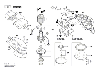 BOSCH Schleifteller | Ersatzteile f�r 7405, 7440 - 2610396563