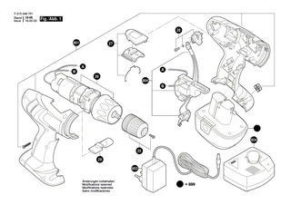 BOSCH Akku-Paket 14,4V, 1,5Ah | Ersatzteile f�r 2412, 2498 - 2610397719