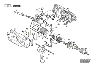 BOSCH Schnellspannbohrfutter | Ersatzteile f�r 6398, 6420 - 2610398065