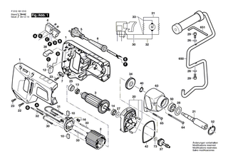 BOSCH Geh�usesatz | Ersatzteile f�r 1610, 6490 - 2610398066