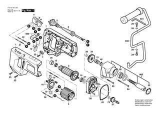 BOSCH Geh�usesatz | Ersatzteile f�r 1610, 6490 - 2610398066