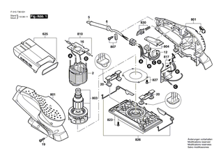 BOSCH Polschuh 220V | Ersatzteile f�r 7351, 7361 - 2610398580
