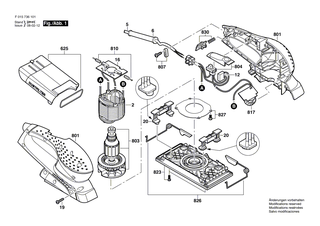 BOSCH Polschuh 220V | Ersatzteile f�r 7351, 7361 - 2610398580