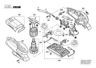 BOSCH Polschuh 220V | Ersatzteile f�r 7351, 7361 - 2610398580