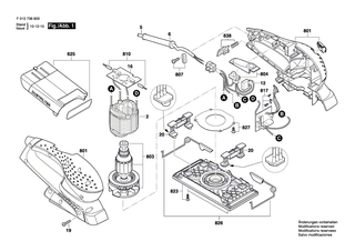 BOSCH Polschuh 220V | Ersatzteile f�r 7351, 7361 - 2610398580