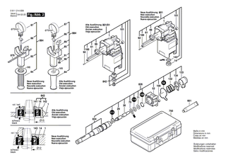 BOSCH Zylinderschraube DIN 84-AM4x8-8.8 | Ersatzteile f�r 11 214 EVS | 2910021118