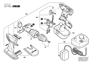 BOSCH Schaltersatz | Ersatzteile f�r 2311, 2411 - 2610398743