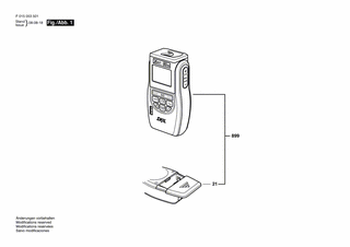 BOSCH Batteriedeckel | Ersatzteile f�r 535 - 2610399344