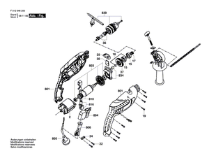 BOSCH Schnellspannbohrfutter | Ersatzteile f�r 6290, 6388 - 2610399649