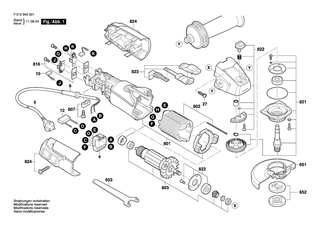 BOSCH Stirnlochschl�ssel | Ersatzteile f�r 1048, 1049 - 2610399832