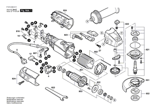 BOSCH Stirnlochschl�ssel | Ersatzteile f�r 1048, 1049 - 2610399832
