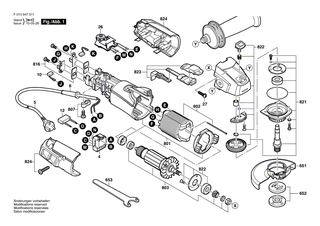 BOSCH Stirnlochschl�ssel | Ersatzteile f�r 1048, 1049 - 2610399832