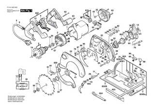 BOSCH Netzanschlussleitung | Ersatzteile f�r 5466, 5566 - 2610902892