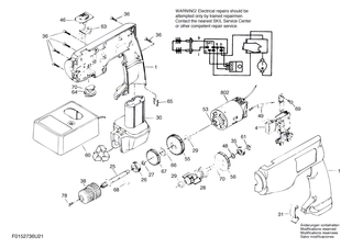 BOSCH Schalter | Ersatzteile f�r 2535H1, 2735H1 - 2610904011