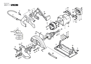 BOSCH Motorgeh�use | Ersatzteile f�r 1855, 5250-80 - 2610904250