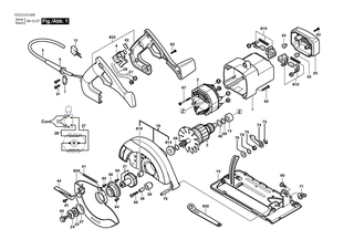 BOSCH Motorgeh�use | Ersatzteile f�r 1855, 5250-80 - 2610904250
