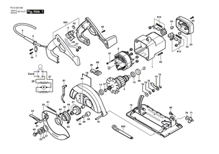 BOSCH Motorgeh�use | Ersatzteile f�r 1855, 5250-80 - 2610904250
