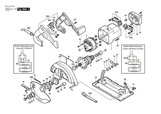 BOSCH Motorgeh�use | Ersatzteile f�r 1855, 5250-80 - 2610904250