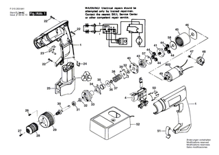 BOSCH Schnellspannbohrfutter | Ersatzteile f�r 2375 U1, 2475U1 - 2610904783