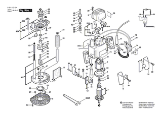 BOSCH L�ftergeh�use | Ersatzteile f�r GOF 1200 A, GOF 1300 ACE - 2610907863