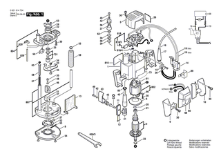 BOSCH Zeiger | Ersatzteile f�r GOF 1200 A, GOF 1300 ACE - 2610907865