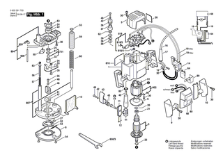 BOSCH L�ftergeh�use | Ersatzteile f�r GOF 900 A, GOF 900 ACE - 2610907867