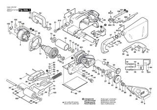 BOSCH Eingriffklappe | Ersatzteile für GBS 100 AE, GBS 100 A - 2610908655