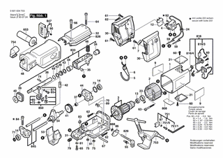 BOSCH Druckfeder | Ersatzteile f�r GSA 1100 PE - 2610908807