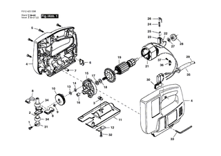 BOSCH Schraube | Ersatzteile f�r 4115-80, 4225-80 - 2610910131