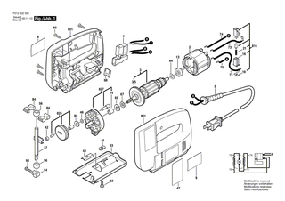 BOSCH Geh�usesatz | Ersatzteile f�r 4115-80, 4225-80 - 2610910180